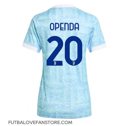 Juventus Lois Openda #20 Vonkajší Ženy futbalový dres 2025-26 Krátky Rukáv Juventus Lois Openda #20 Vonkajší Ženy futbalový dres 2025-26 Krátky Rukáv